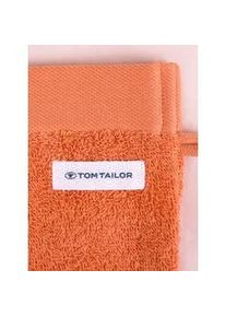 Tom Tailor Unisex Waschhandschuhe im 6er-Pack, orange, Uni, Gr. 16X21