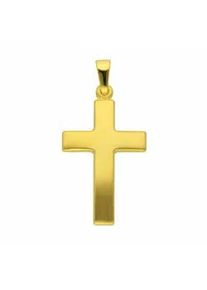 Kette mit Anhänger ADELIA ́S "333 Gold Kreuz Anhänger" Halsketten Gr. Gelbgold 333, goldfarben (gold) Damen Schmuckset - Set mit Halskette