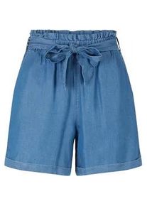 Tom Tailor DENIM Damen Shorts mit elastischem Bund, blau, Gr. XL