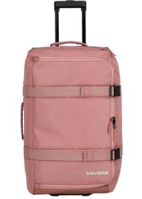 Reisetasche Travelite "Kick Off L, 68 cm" Gr. B/H/T: 68 cm x 37 cm x 26 cm, rosa Taschen Reisetaschen Duffle Bag Reisegepäck Sporttasche Reisebag mit Trolleyfunktion
