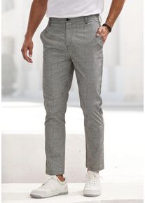Webhose John Devin Gr. 32, N-Gr, grau (grau, kariert) Herren Hosen Stoffhosen aus elastischer Viskosemischung