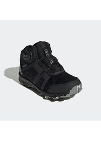 Laufschuh adidas terrex "TERREX BOA MID RAIN.RDY" Gr. 32, schwarz-weiß (core black, cloud white, grey three) Schuhe Kinder wasserdicht