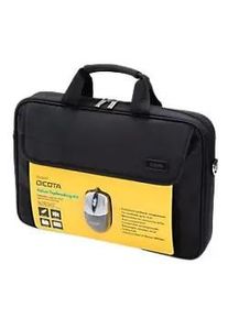 Dicota Laptoptasche + Optische Maus Value Toploading Kit 15,6 Zoll Polyester Schwarz 41 x 7 x 29,5 cm