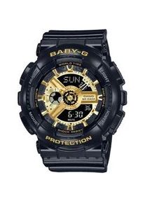 Chronograph Casio BABY-G Armbanduhren schwarz Damen Quarzuhr, Armbanduhr, Damenuhr, Stoppfunktion, digital, Timer