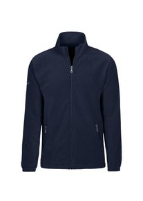 TRIGEMA Herren Fleecejacke "TRIGEMA Fleecejacke", blau, sportlich, Gr. M, 100% Polyester, Jacken