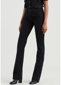 Levi's LEVI'S Damen Bootcut-Jeans "315 Shaping Boot", schwarz, casual, Gr. 29, unifarben, Denim/Jeans, Obermaterial: 78% Baumwolle, 21% Polyester, 1%