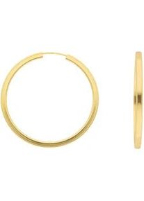 Paar Ohrhänger ADELIA ́S "1 333 Gold Ohrringe / Creolen Ø 38 mm" Gr. Damen, Gelbgold 333, goldfarben (gold) Damen 333 Gold Goldschmuck für