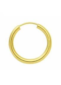 Paar Creolen ADELIA ́S "Damen Goldschmuck 1 585 Gold Ohrringe / Ø 30 mm" Gr. Damen, Gelbgold 585, goldfarben (gold) Damen 585 Gold Goldschmuck für