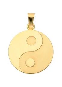 Ketten-Anhänger ADELIA ́S "333 Gold Anhänger Ying Yang" Schmuckanhänger Gr. Gelbgold 333, goldfarben (gold) Damen Goldschmuck für