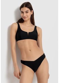 LSCN by LASCANA Bustier-Bikini-Top »Gina«, mit V-Ausschnitt vorne