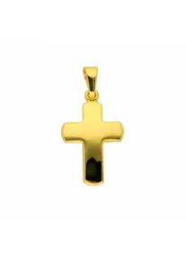 Kette mit Anhänger ADELIA ́S "333 Gold Kreuz Anhänger" Halsketten Gr. Gelbgold 333, goldfarben (gold) Damen Schmuckset - Set mit Halskette