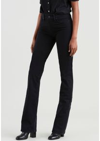 Levi's LEVI'S Damen Bootcut-Jeans "315 Shaping Boot", schwarz, casual, Gr. 29, unifarben, Denim/Jeans, Obermaterial: 78% Baumwolle, 21% Polyester, 1%