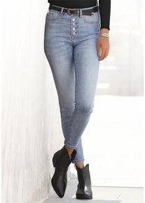 Buffalo High-waist-Jeans mehrfarbig Gr. 34 für Damen. Figurbetont. Nachhaltig.