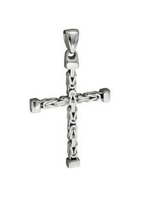 Ketten-Anhänger Firetti "Schmuck Geschenk Silber 925 Halsschmuck Anhänger Kreuz" Schmuckanhänger Gr. Silber 925 (Sterlingsilber), 6,2 g, silberfarben Herren Made in Germany