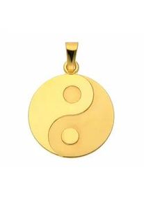 Ketten-Anhänger ADELIA ́S "Damen Goldschmuck 333 Gold Anhänger Ying Yang" Schmuckanhänger Gr. Gelbgold 333, goldfarben (gold) Damen 333 Gold Goldschmuck für