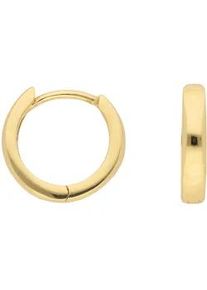 Paar Ohrhänger ADELIA ́S "1 333 Gold Ohrringe / Creolen Ø 12 mm" Gr. Damen, Gelbgold 333, goldfarben (gold) Damen 333 Gold Goldschmuck für