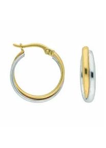 Paar Creolen ADELIA ́S "Damen Goldschmuck 1 333 Gold Ohrringe / Creolen" Gr. Damen, Gelbgold 333, goldfarben (gold) Damen 333 Gold Goldschmuck für