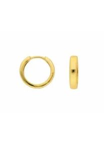 Paar Creolen ADELIA ́S "Damen Goldschmuck 1 333 Gold Ohrringe / Ø 15 mm" Gr. Damen, Gelbgold 333, goldfarben (gold) Damen 333 Gold Goldschmuck für