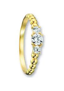 Goldring ONE ELEMENT "Zirkonia Ring aus 333 Gelbgold" Fingerringe Gr. 60, mit Zirkonia, Gelbgold 333, goldfarben (gold) Damen Gold Schmuck