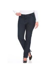 Stretch-Jeans KjBRAND "Betty CS Denim Stretch" Gr. 44 (22), K-Gr, blau (dunkelblau) Damen Jeans mit Stretch