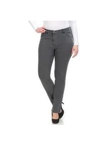 Stretch-Jeans KjBRAND "Betty CS Denim Stretch" Gr. 52 (26), K-Gr, grau (denim graphit) Damen Jeans mit Stretch