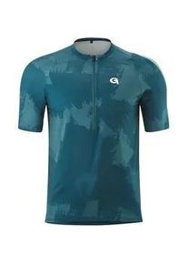 Radtrikot Gonso "VEDELLO" Gr. L, blau (nachtblau) Herren Trikots MTB-Radshirt kurzarm, leichtes Fahrradtrikot, Funktionsshirt