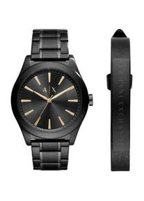 Quarzuhr Armani Exchange "AX7102" Armbanduhren schwarz Herren Armbanduhr, Herrenuhr, ideal auch als Geschenk, analog