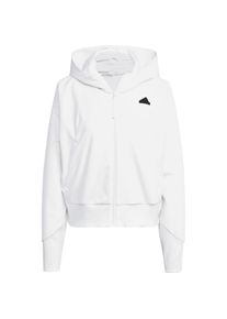 Adidas Z.N.E Trainingsjacke Damen - weiß - Gr. XL - Polyester