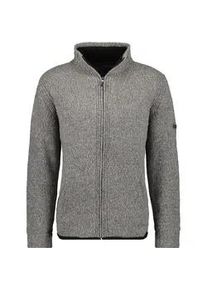 Strickfleecejacke Ragman Gr. 4XL (58/60), braun (mokka) Herren Jacken