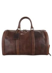 XZONE Reisetasche X-ZONE Gr. B/H/T: 55cm x 32cm x 30cm onesize, braun (cognac) Taschen echt Leder