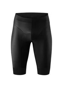 Fahrradhose Gonso "SQlab GO M" Gr. M, Normalgrößen, schwarz Herren Hosen Radhose mit Sitzpolster, kurze moderne Radlerhose, Tight Fit