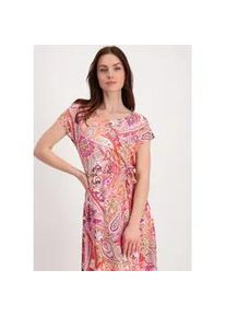Shirtkleid MONARI Gr. 44, N-Gr, apricot gemustert Damen Kleider Strandkleider mit Paisleymuster