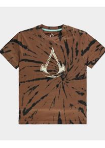 DIFUZED Damen-T-Shirt Assassins Creed: Valhalla - Tie Dye Printed (größe L)