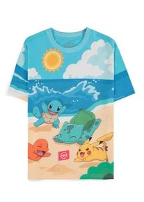 DIFUZED Damen-T-Shirt Pokemon - Beach Day (größe L)