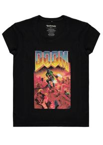 DIFUZED Damen-T-Shirt Doom - Cover Art (größe XL)