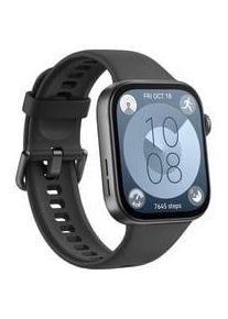Huawei Watch Fit 3 (Solo-B09S), Smartwatch schwarz, Fluorelastomer-Armband in schwarz Display: 4,6 cm (1,82 Zoll) Armbandlänge: 130 - 210 mm Touchscreen: mit Touchscreen
