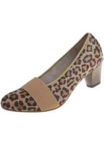 Pumps Lei by tessamino "Cora" Gr. 39, beige Damen Schuhe mit Animalprint