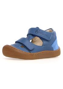 Barfußschuh Naturino "Naturino IRTYS" Gr. 21, blau (hellblau blau) Kinder Schuhe Barfußschuh mit praktischem Klettverschluss