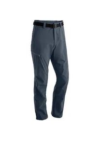 Funktionshose Maier Sports "Nil" Gr. 36, Kurzgrößen, grau Herren Hosen Wanderhose, atmungsaktive Outdoor-Hose mit Roll up Funktion