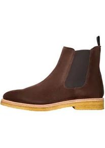 Chelseaboots Henry Stevens "Marshall CB Businessschuh" Gr. 44,5, braun (dunkelbraun) Herren Schuhe Chelsea Boots Leder handgefertigt, Stiefelette