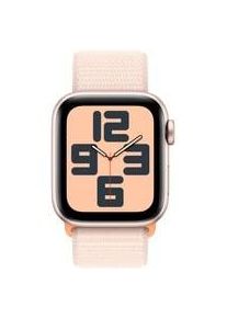 Apple Watch SE (2023), Smartwatch Polarstern, 40 mm, Sport Loop, Aluminium Display: 4,52 cm (1,78 Zoll) Kommunikation: Bluetooth Armbandlänge: 130 - 190 mm Touchscreen: mit Touchscreen