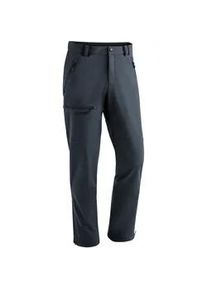 Softshellhose Maier Sports "Adakit M" Gr. 50, Normalgrößen, grau Herren Hosen Trekkinghose, atmungsaktive Outdoorhose, Regular Fit