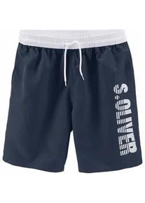 Badeshorts s.Oliver Gr. S (46/48), Lang, blau (marine (langgröße)) Herren Badehosen