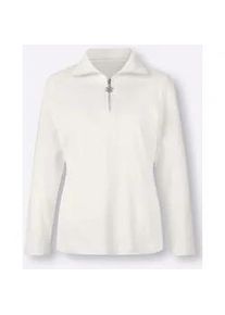 Langarmshirt Classic Basics "Shirt" Gr. 42, beige (ecru) Damen Shirts