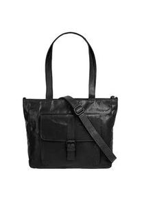 SPIKES & SPARROW Shopper SPIKES & SPARROW Gr. B/H/T: 30cm x 23cm x 7cm onesize, schwarz Damen Taschen echt Leder