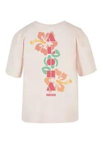 T-Shirt F4NT4STIC "PLUS SIZE Aloha" Gr. 3XL, pink Damen Shirts Jersey Print