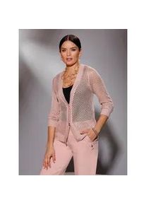 CRÉATION L Cardigan CREATION L Gr. 52, beige (puder) Damen Strickjacken