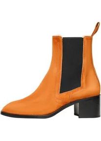 Schlupfboots Henry Stevens "Mia CB Businessschuh" Gr. 40, braun Damen Schuhe Chelsea Boots Leder handgefertigt, Stiefelette mit Absatz