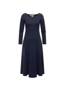 A-Linien-Kleid Ragwear "Appero Long" Gr. XS (34), Normalgrößen, blau (navy) Damen Kleider Stylisches Langarm-Kleid für den Winter