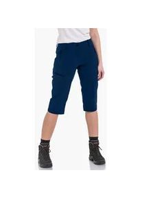 Schöffel 3/4-Hose SCHÖFFEL "Pants Caracas2" Gr. 36, Normalgrößen, blau (8180, blau) Damen Hosen